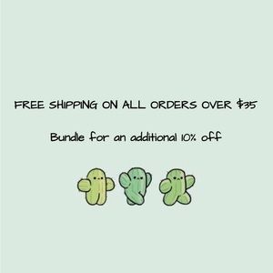 FREE SHIPPING ON ORDERS OVER $35